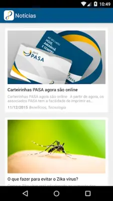 Saúde PASA android App screenshot 1